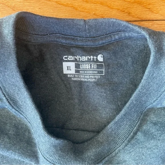 Carhartt Loose Fit Heavyweight Long-Sleeve Pocket T-Shirt - Picture 6 of 6